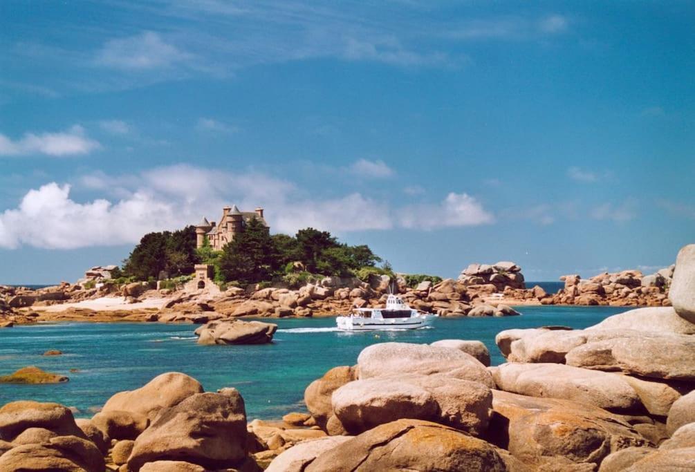 Maison - Villa Bord De Mer, Cote De Granit Rose Perros-Guirec Esterno foto