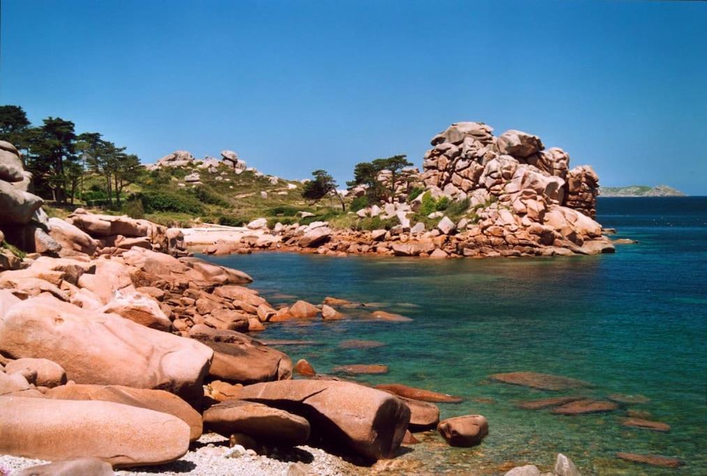 Maison - Villa Bord De Mer, Cote De Granit Rose Perros-Guirec Esterno foto